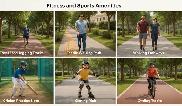 Fitness and Sports Amenities Fitness and Sports Amenities