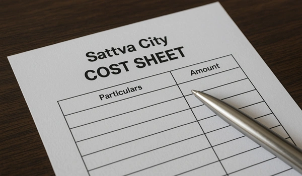 Sattva City Cost Sheet Sattva City Cost Sheet