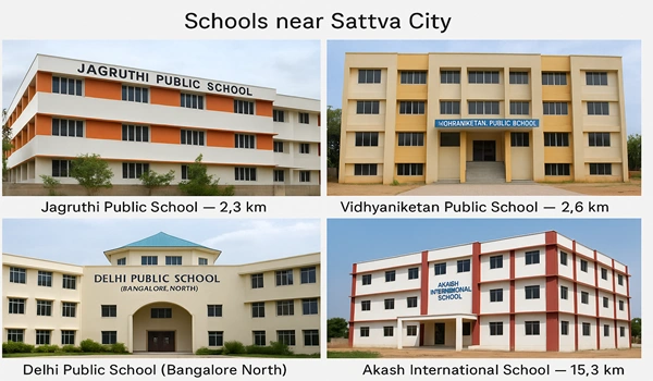 Schools Near Sattva City Schools Near Sattva City